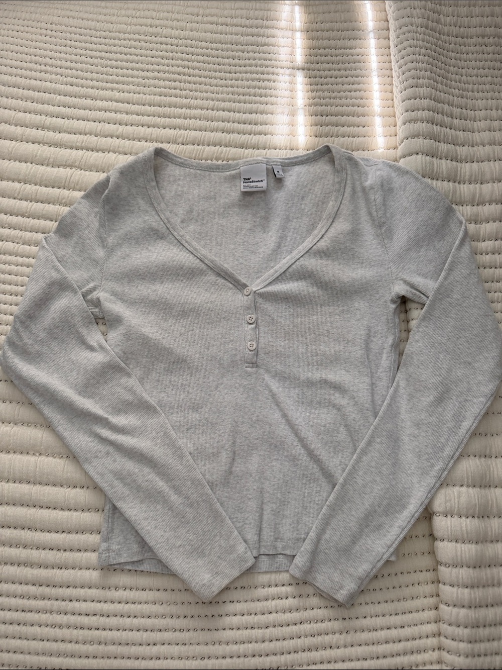 aritzia homestretch henley longsleeve